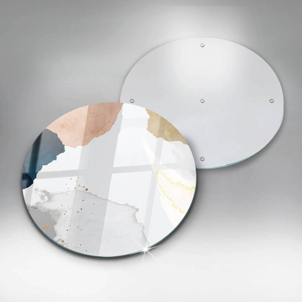 Steklena podloga za rezanje Abstraktni madeži