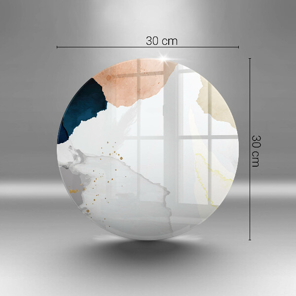 Steklena podloga za rezanje Abstraktni madeži