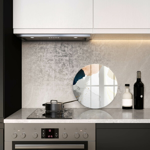 Steklena podloga za rezanje Abstraktni madeži