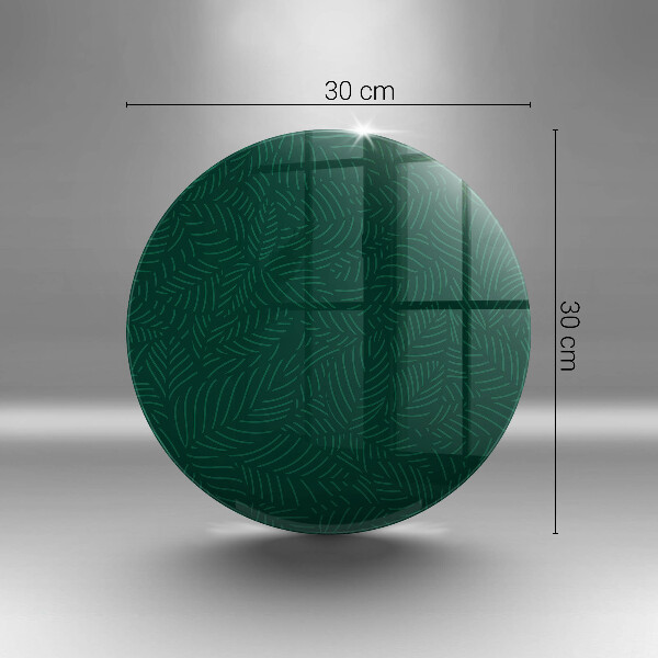 Steklena podloga za rezanje Minimalistični listi