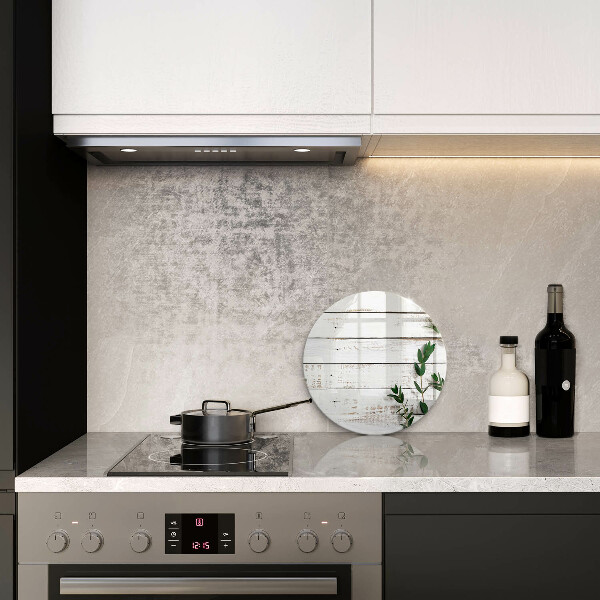 Steklena podloga za rezanje Stare deske in listi