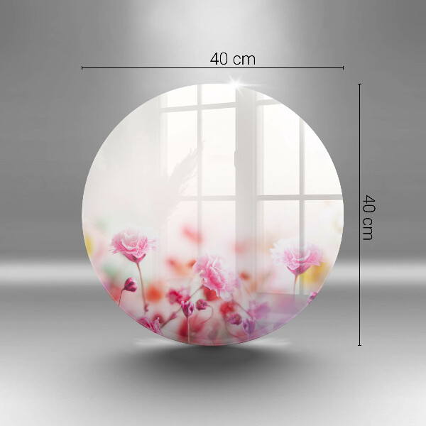 Steklena podloga za rezanje Cvetlični travnik