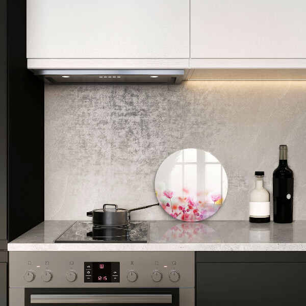 Steklena podloga za rezanje Cvetlični travnik