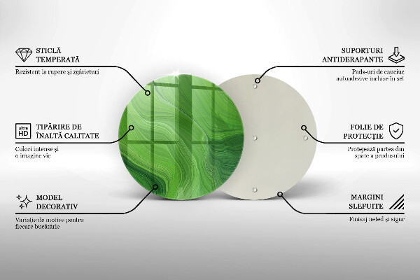 Steklena podloga za rezanje Abstraktna tekstura