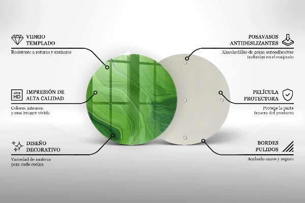 Steklena podloga za rezanje Abstraktna tekstura