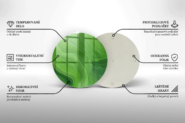 Steklena podloga za rezanje Abstraktna tekstura