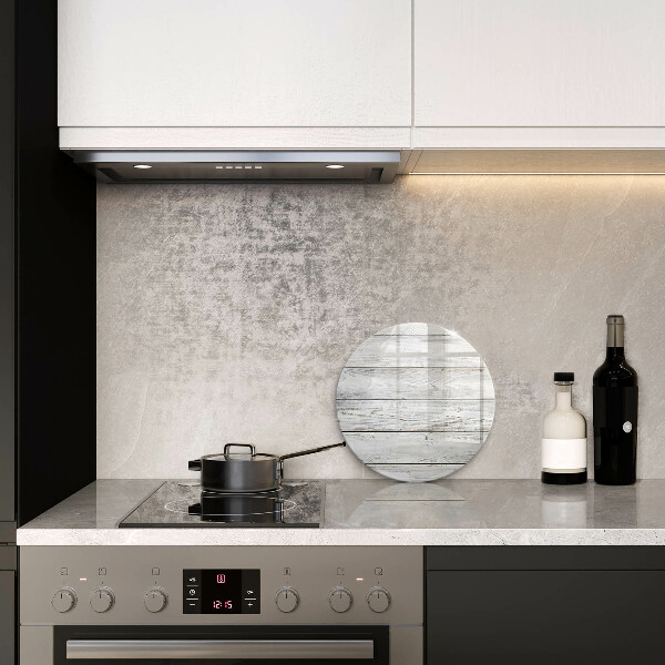 Steklena podloga za rezanje Svetle lesene deske