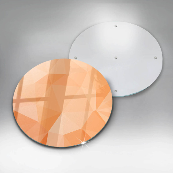 Steklena podloga za rezanje Geometrijsko ozadje