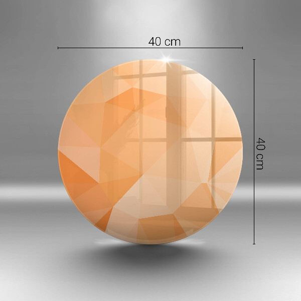 Steklena podloga za rezanje Geometrijsko ozadje