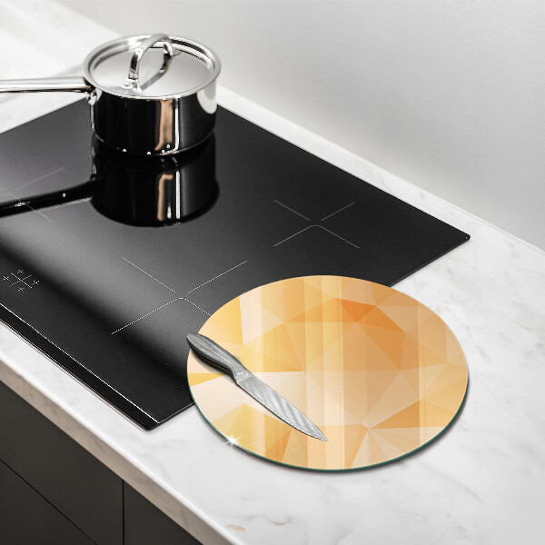 Steklena podloga za rezanje Geometrijsko ozadje