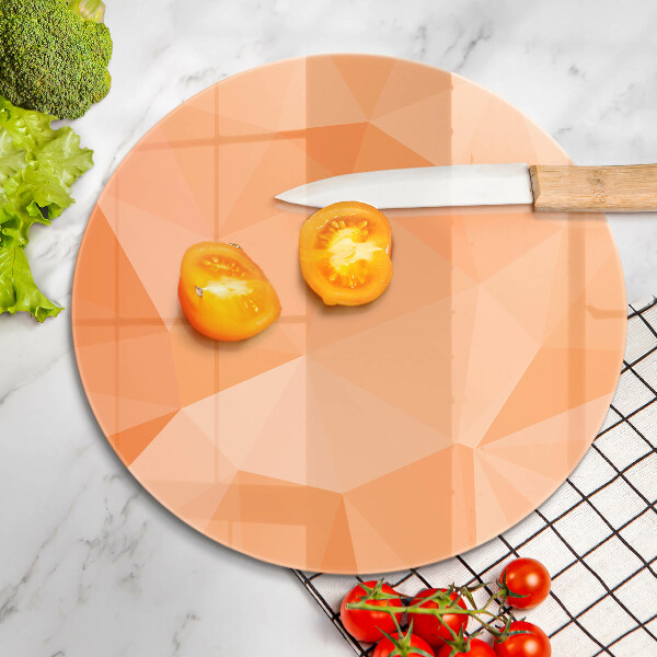 Steklena podloga za rezanje Geometrijsko ozadje