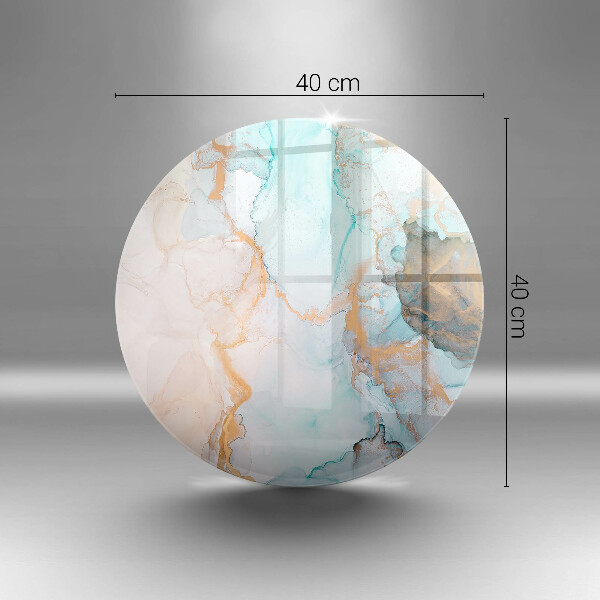 Steklena podloga za rezanje Marmorna abstrakcija