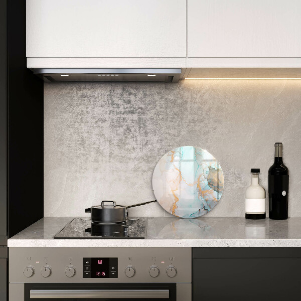 Steklena podloga za rezanje Marmorna abstrakcija