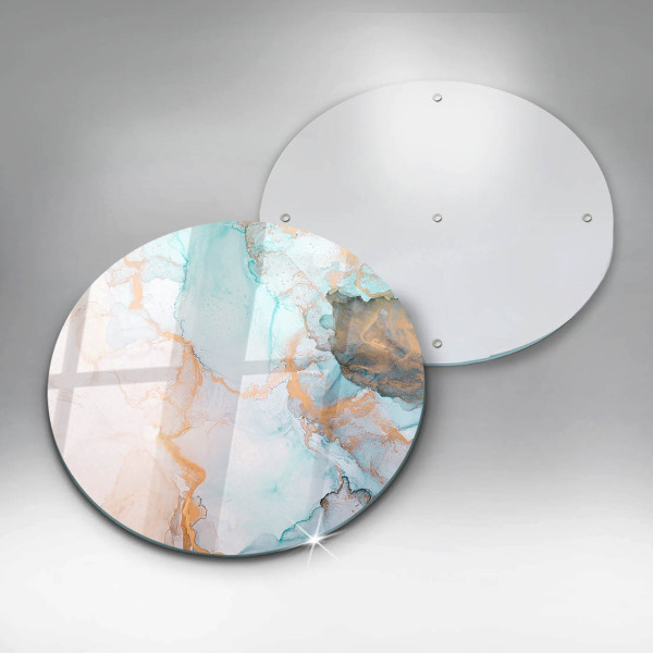 Steklena podloga za rezanje Marmorna abstrakcija