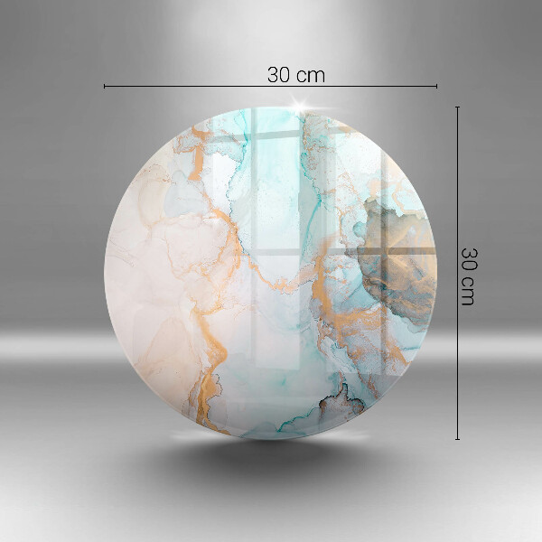 Steklena podloga za rezanje Marmorna abstrakcija