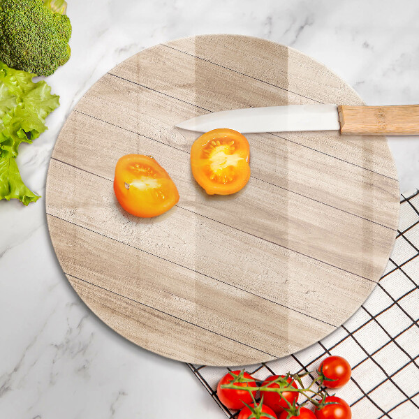 Steklena podloga za rezanje Lesene deske