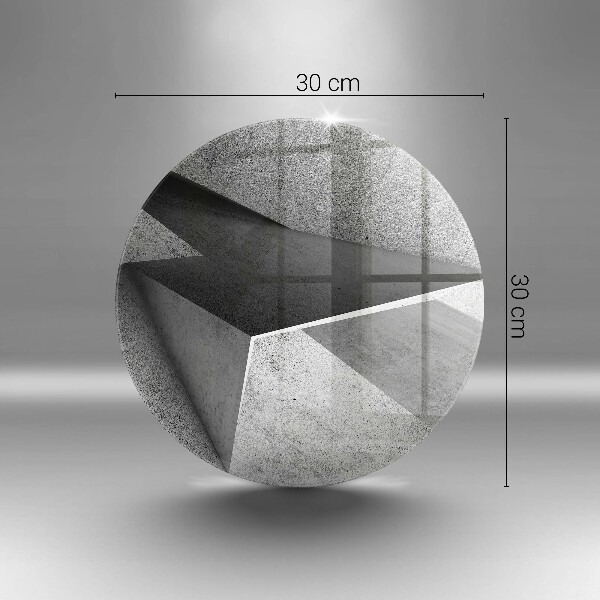 Steklena podloga za rezanje Konkretna abstrakcija
