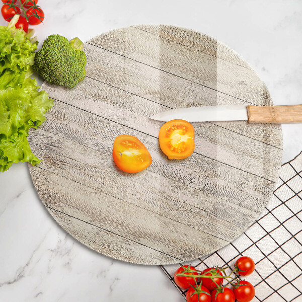 Steklena podloga za rezanje Lesene deske