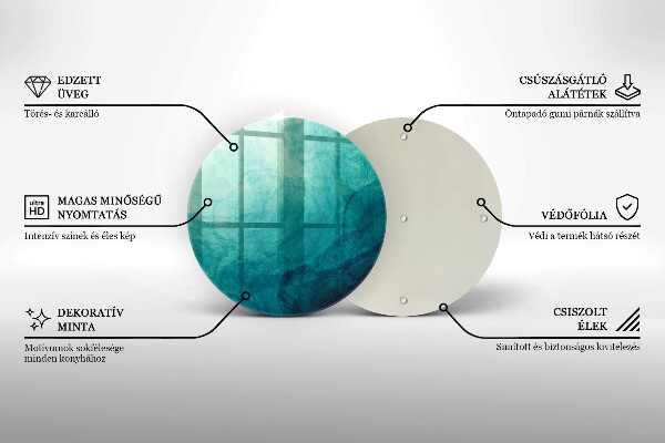 Steklena podloga za rezanje Abstraktno ozadje
