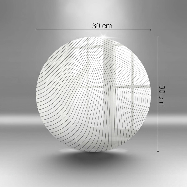 Steklena podloga za rezanje Vzorec modernih linij