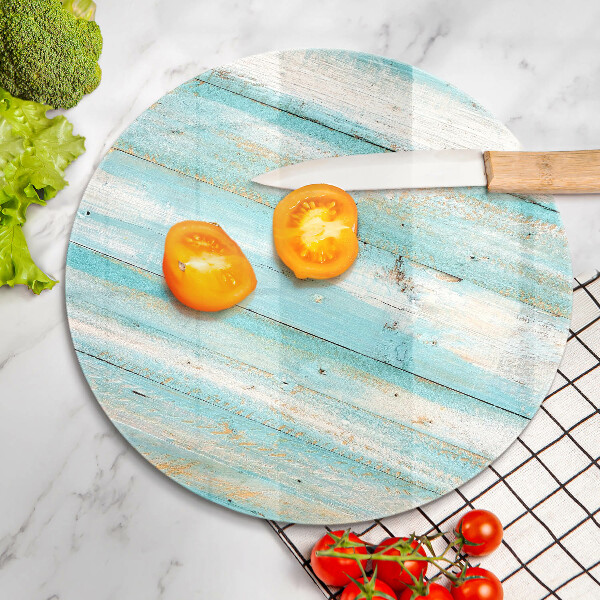 Steklena podloga za rezanje Vintage lesene plošče