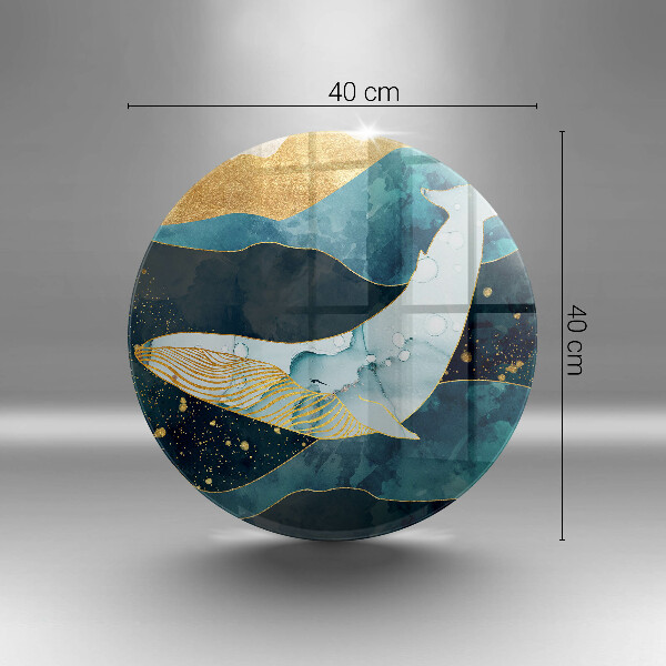 Steklena podloga za rezanje Abstrakcija kita