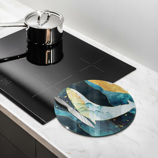 Steklena podloga za rezanje Abstrakcija kita