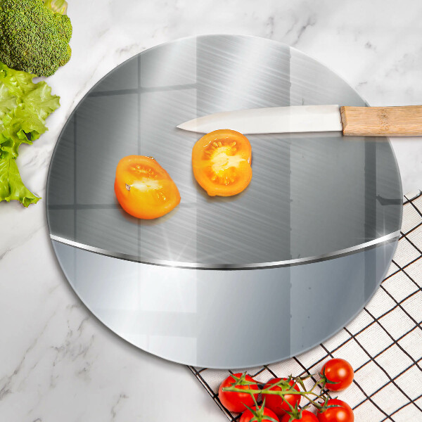 Steklena podloga za rezanje Kovinski abstraktni vzorec