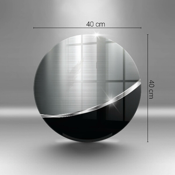 Steklena podloga za rezanje Abstrakcija s kovino