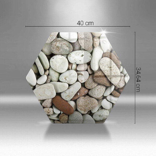 Steklena podloga za rezanje Ozadje majhnih kamnov