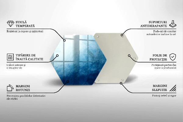 Steklena podloga za rezanje Abstraktno ozadje