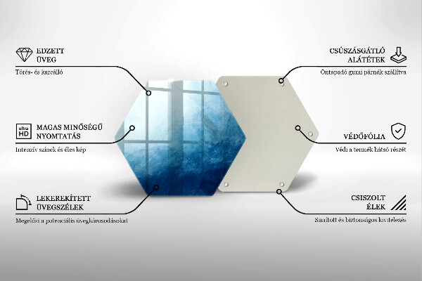 Steklena podloga za rezanje Abstraktno ozadje