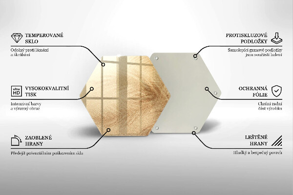 Steklena podloga za rezanje Počitnice na peščeni plaži