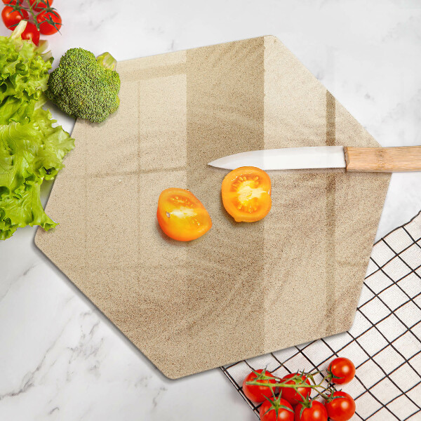 Steklena podloga za rezanje Počitnice na peščeni plaži