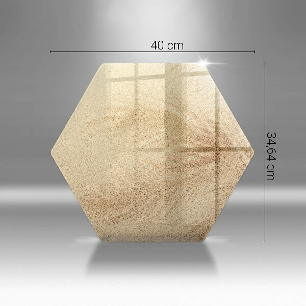 Steklena podloga za rezanje Počitnice na peščeni plaži