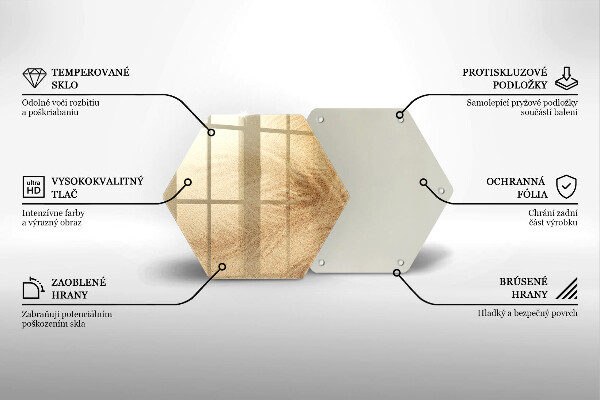 Steklena podloga za rezanje Počitnice na peščeni plaži