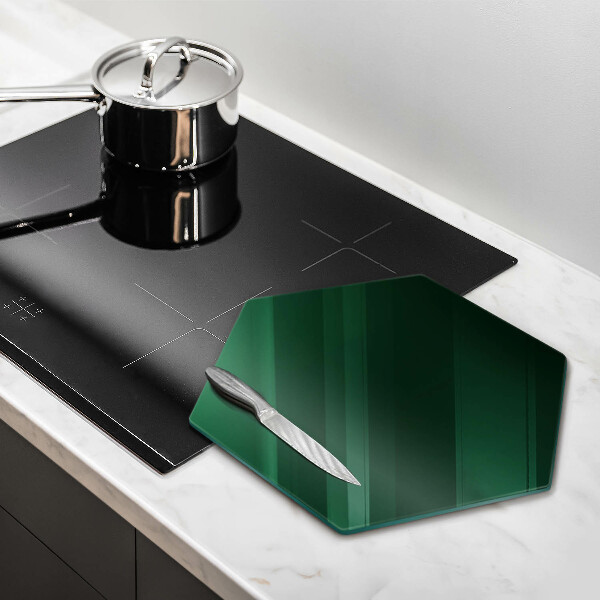 Steklena podloga za rezanje Zelena barva
