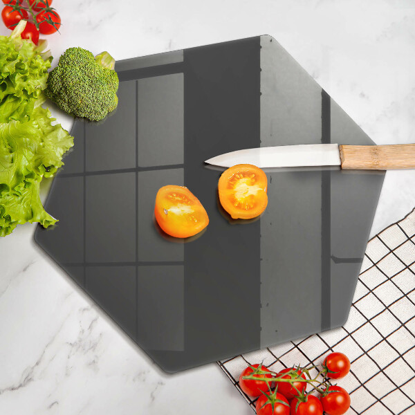 Steklena podloga za rezanje Siva barva