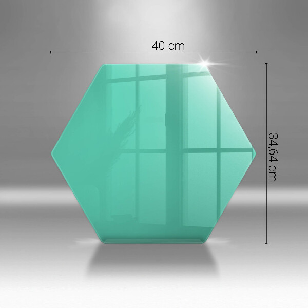 Steklena podloga za rezanje Zelena barva