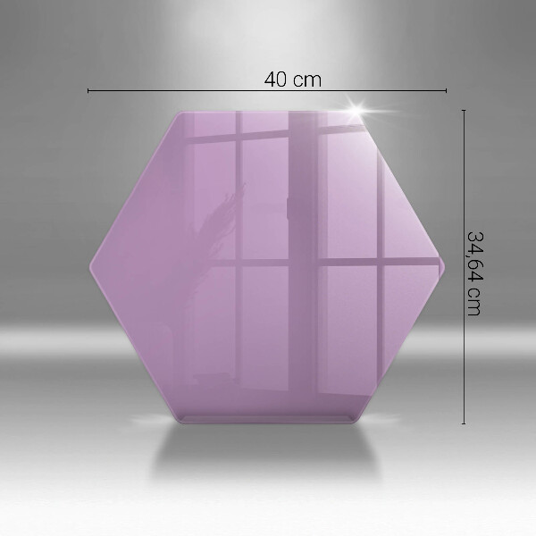 Steklena podloga za rezanje Vijolična barva