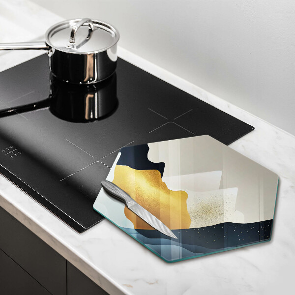 Steklena podloga za rezanje Abstraktne gore