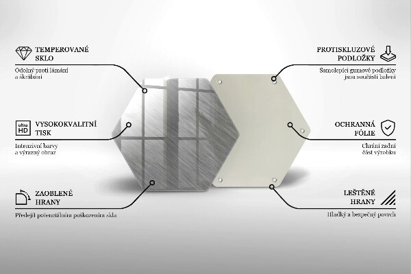 Steklena podloga za rezanje Kovinska tekstura ozadja