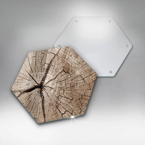 Steklena podloga za rezanje Prerez drevesa