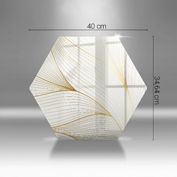 Steklena podloga za rezanje Vzorec modernih linij
