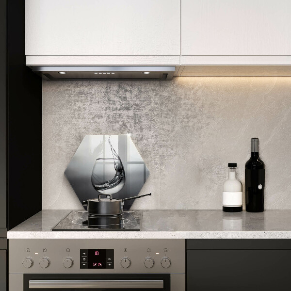 Steklena podloga za rezanje Kozarec vode