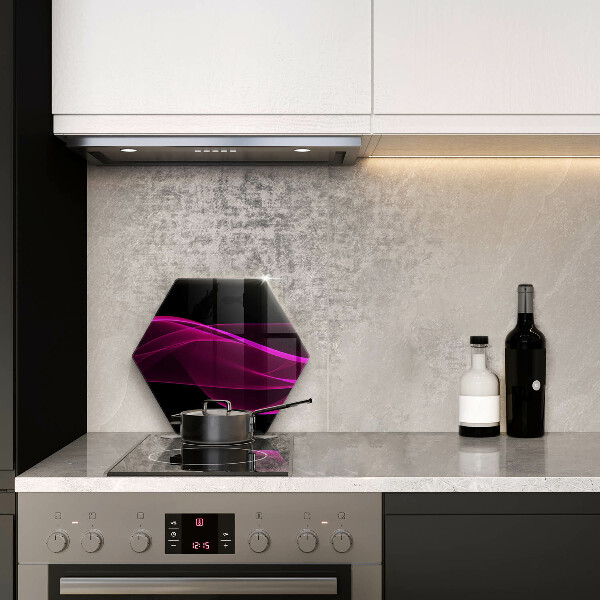 Steklena podloga za rezanje Rožnata abstrakcija