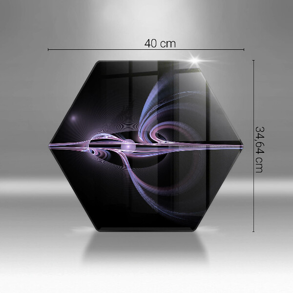 Steklena podloga za rezanje Moderna abstrakcija