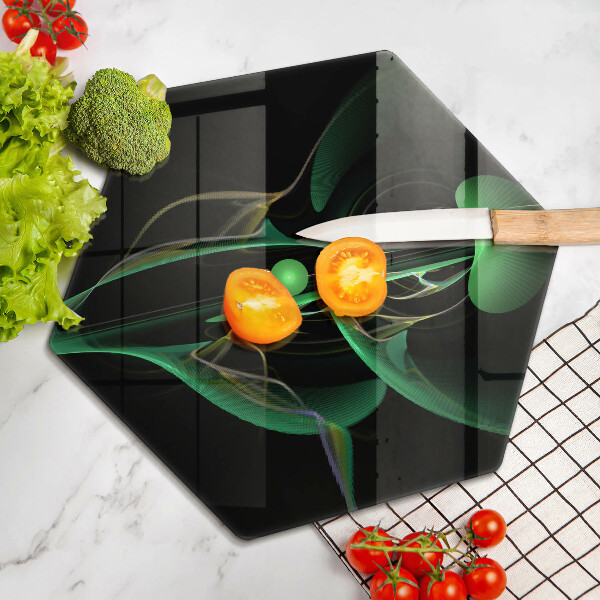 Steklena podloga za rezanje Moderna abstrakcija