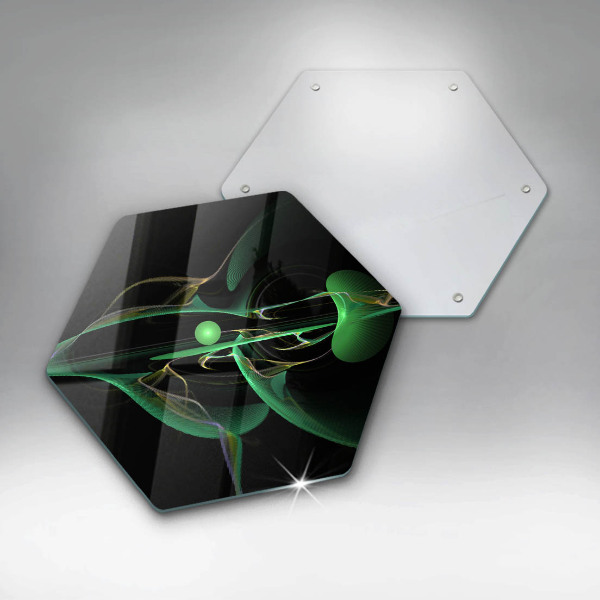 Steklena podloga za rezanje Moderna abstrakcija