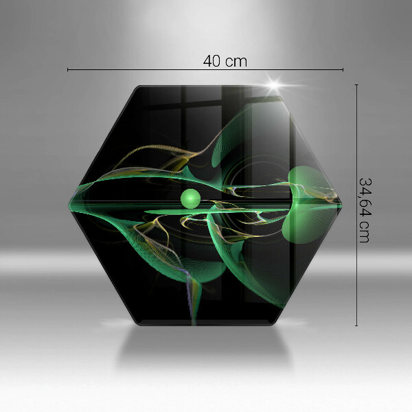 Steklena podloga za rezanje Moderna abstrakcija